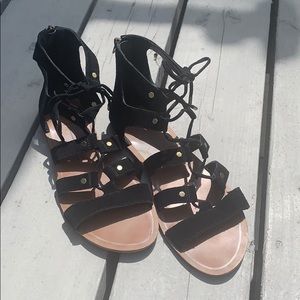 Dolce Vita Lace Up Sandals Sz 8